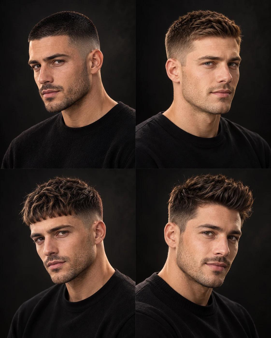 Buzz Cut + Low Fade